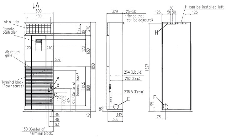    Mitsubishi Heavy FDF71VD, 100VD, 125VD, 140VD